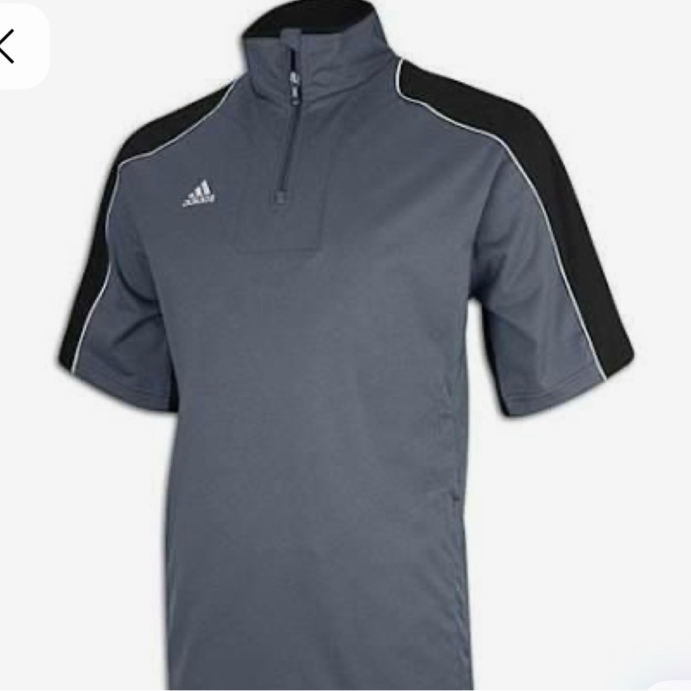 Adidas Gray Game Day S/S Hot Jacket Size XL NWT